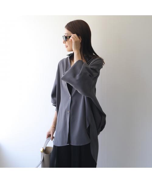 シニヨン CHIGNON CHIGNON 長袖 シャツ 1854-013KK ドレープ タック （オフホワイト） オフホワイト