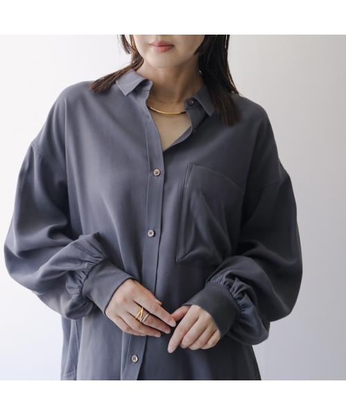 シニヨン CHIGNON CHIGNON 長袖 シャツ 1854-013KK ドレープ タック （オフホワイト） オフホワイト