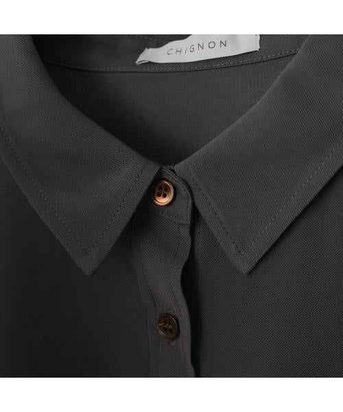 シニヨン CHIGNON CHIGNON 長袖 シャツ 1854-013KK ドレープ タック （オフホワイト） オフホワイト