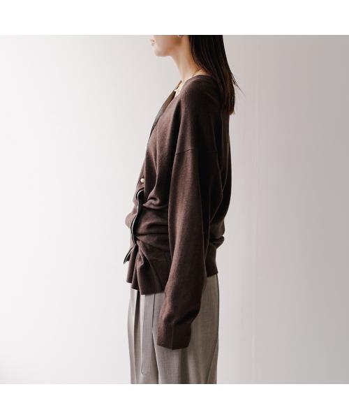 シニヨン CHIGNON CHIGNON カーディガン 9854-078JR パールボタン 2WAY ニット （ブラウン） ブラウン