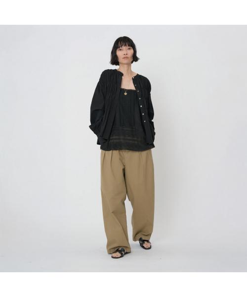 シニヨン CHIGNON CHIGNON ブラウス 1961-013KK コットン シャーリング （BLACK/ブラック） BLACK/ブラック