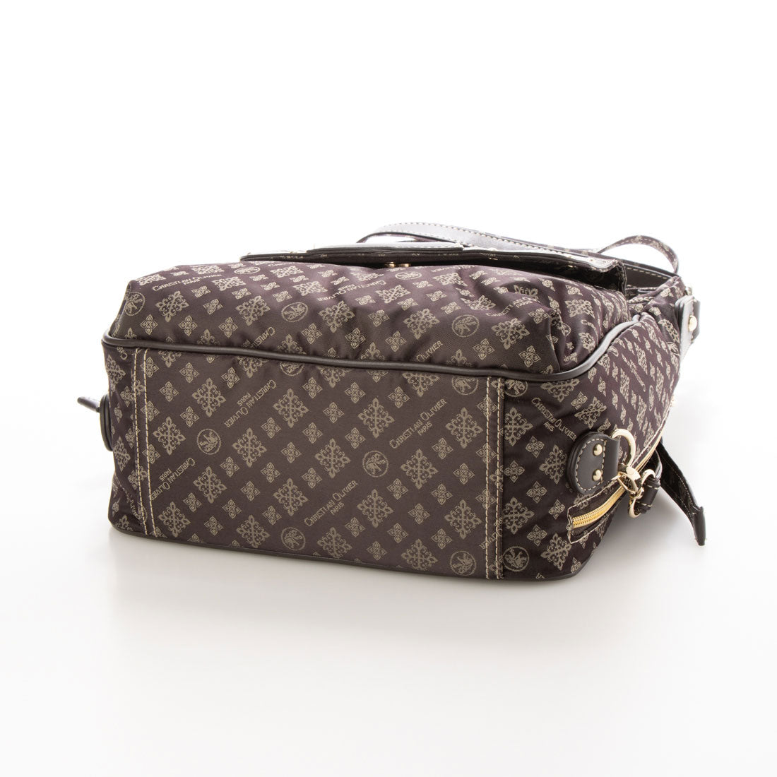 CHRISTIAN OLIVIER PARIS 3-Way Shoulder Backpack, Water-Repellent, Monogram, Jacquard Weave