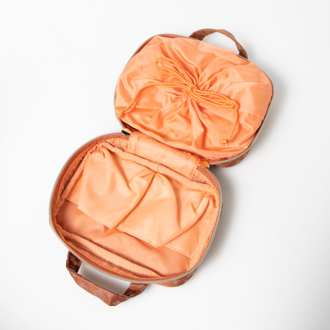CHRISTIAN OLIVIER PARIS Vanity Pouch Water-Repellent Monogram Jacquard Weave