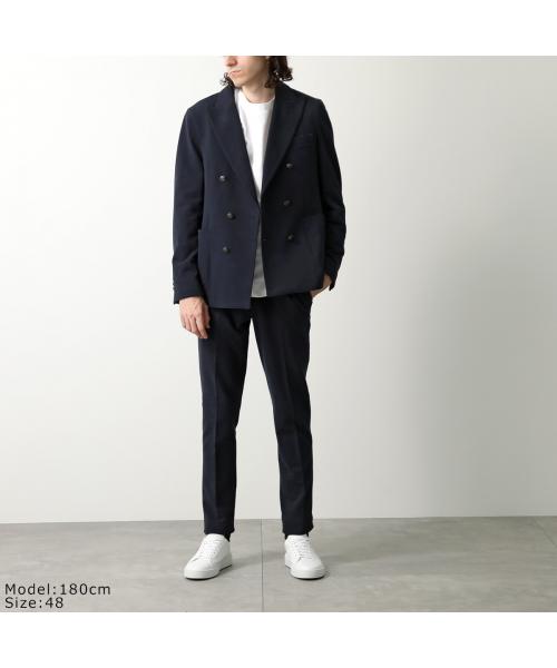 チルコロ1901 CIRCOLO1901 CIRCOLO 1901ダブル6Bジャケット CN4442 ストレッチ