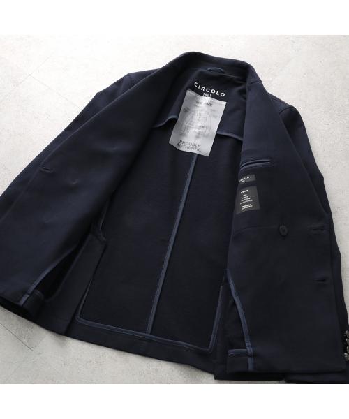 チルコロ1901 CIRCOLO1901 CIRCOLO 1901ダブル6Bジャケット CN4442 ストレッチ