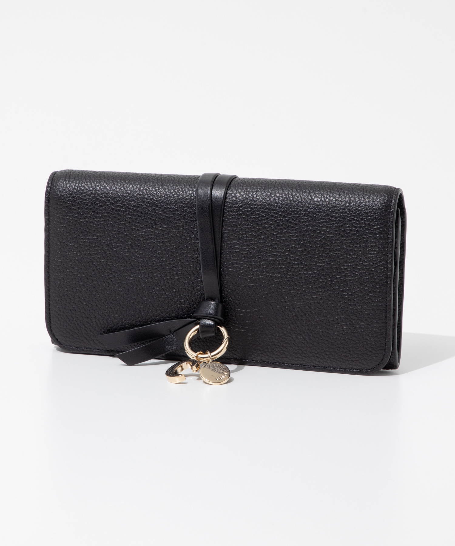 クロエ Chloe CHC21WP942F57 長財布 レディース 財布 ALPHABET LONG WALLET WITH FLAP,ブラック