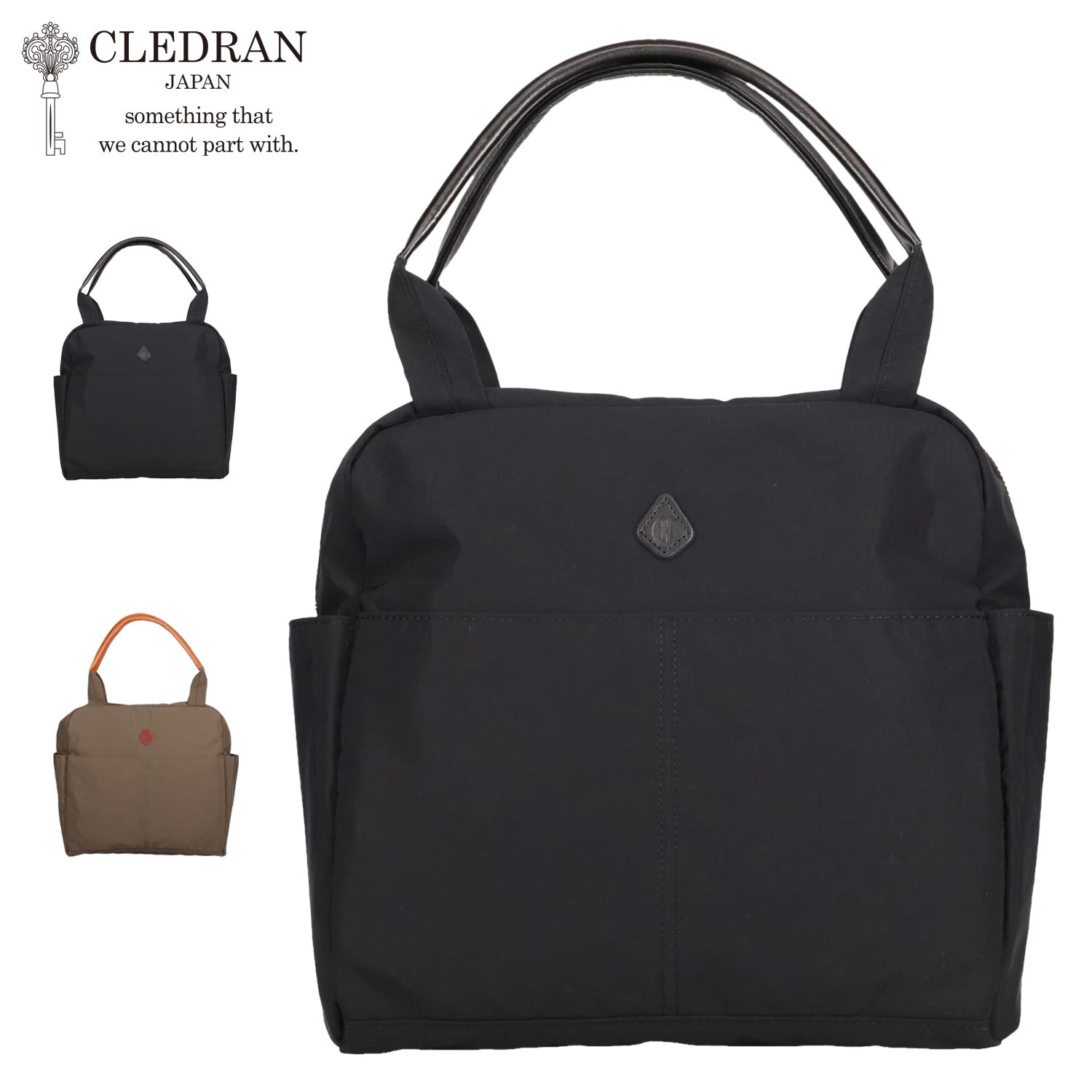 クレドラン CLEDRAN バッグ ボストンバッグ レディース 軽量 耐久 日本製 LUMI BOSTON ブラック グレー 黒 CL3116 （ブラック(5067)） ブラック(5067)