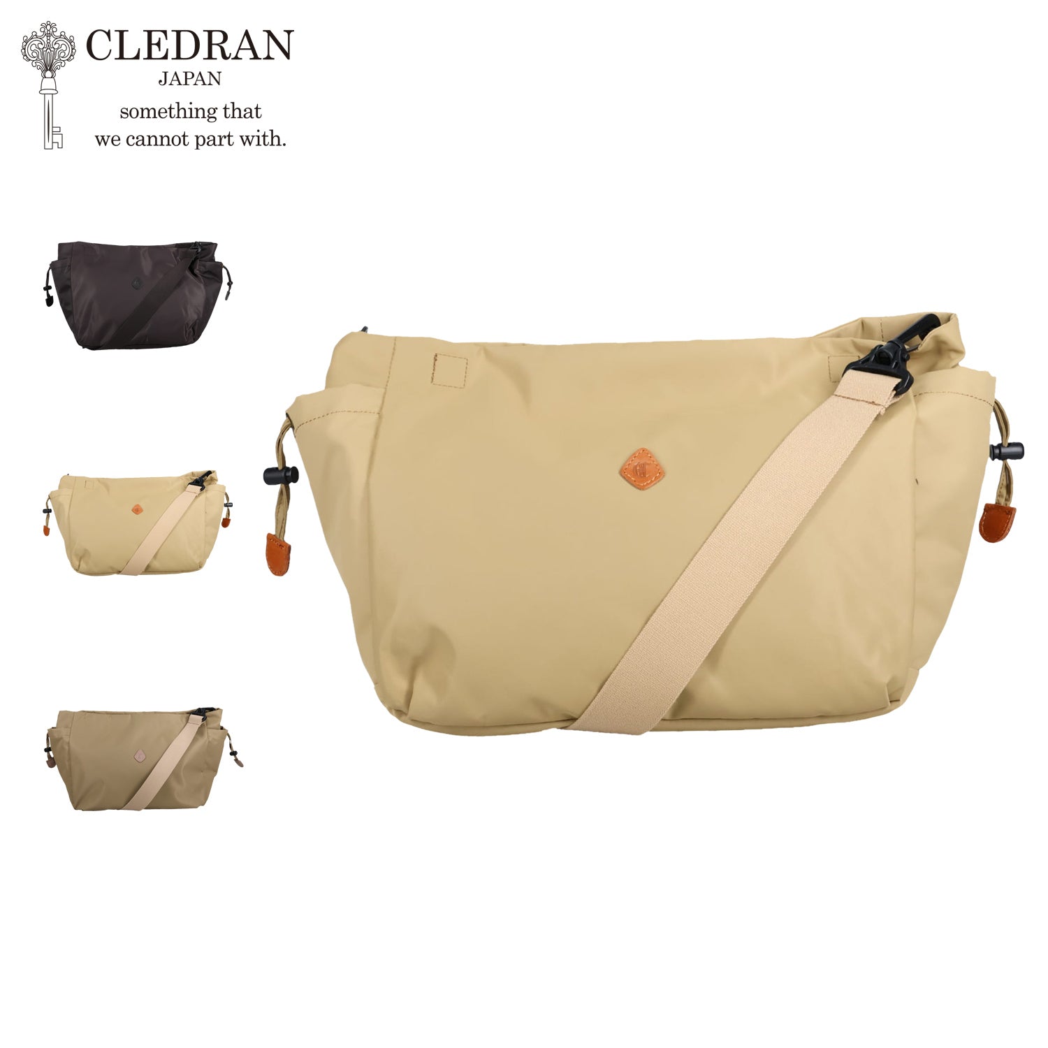 クレドラン CLEDRAN バッグ ショルダーバッグ ボディバッグ レディース 斜めがけ 軽量 日本製 FORI 2WAY BAG CL3823 （ベージュ(6500)） ベージュ(6500)
