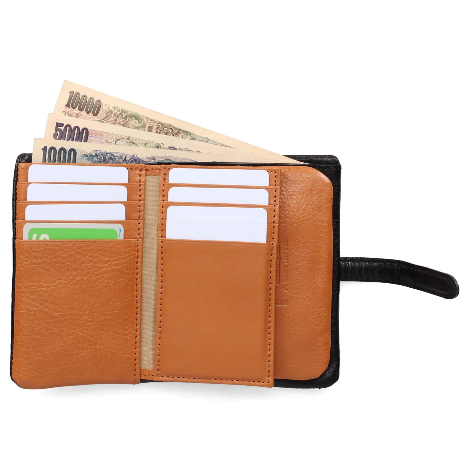 クレドラン CLEDRAN 財布 二つ折り財布 レディース 本革 牛革 日本製 ADORE WALLET M S6218 （グリーン） グリーン