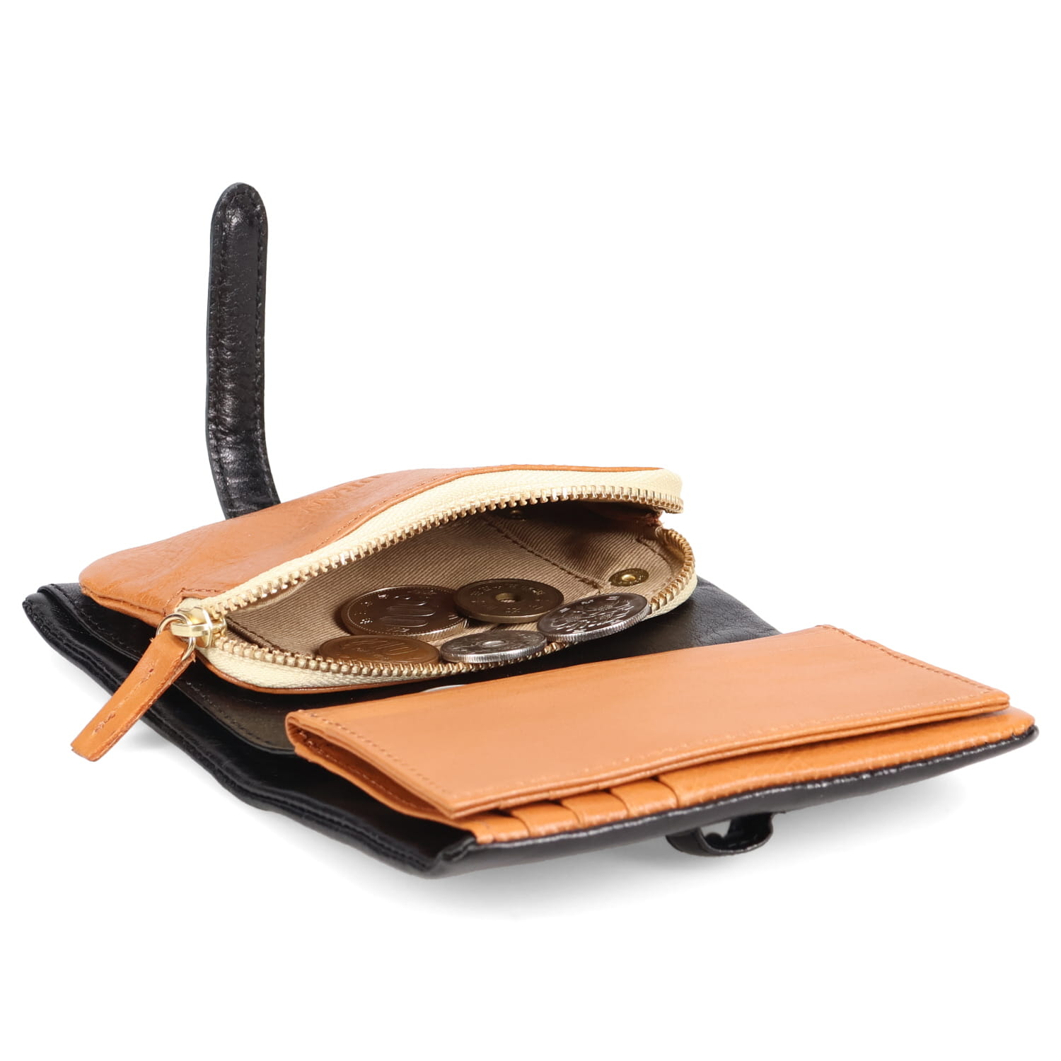 クレドラン CLEDRAN 財布 二つ折り財布 レディース 本革 牛革 日本製 ADORE WALLET M S6218 （グリーン） グリーン
