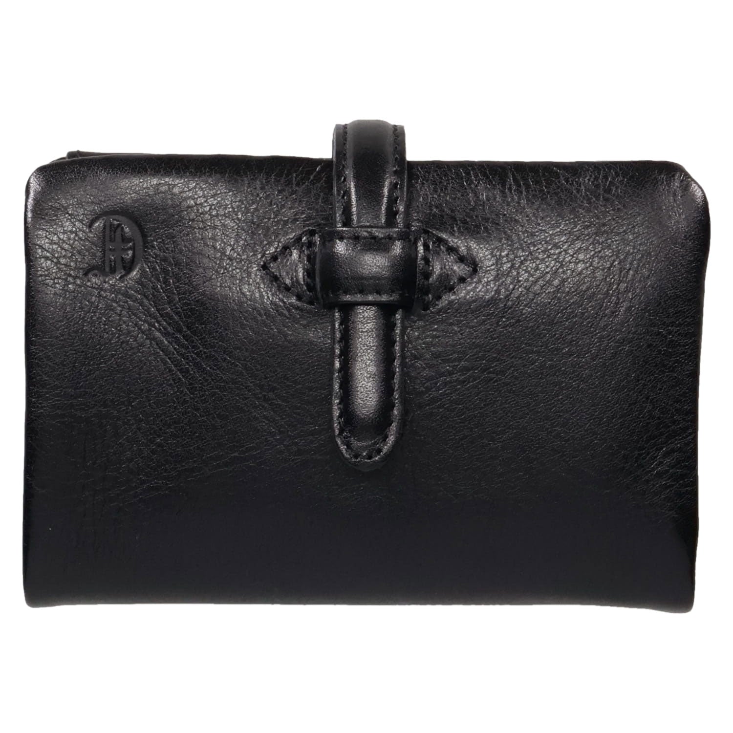 クレドラン CLEDRAN 財布 二つ折り財布 レディース 本革 牛革 日本製 ADORE WALLET M S6218 （ブラック） ブラック