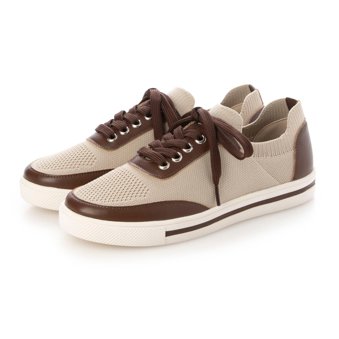 Climb Lace-Up Knit Sneakers