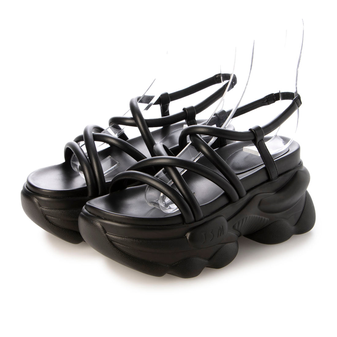 クライム climb 厚底クロスストラップサンダル （BLACK） BLACK