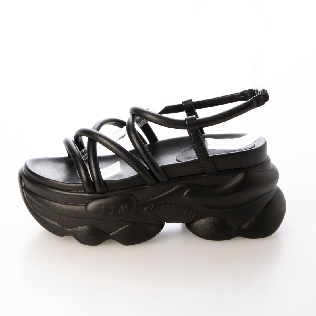 クライム climb 厚底クロスストラップサンダル （BLACK） BLACK