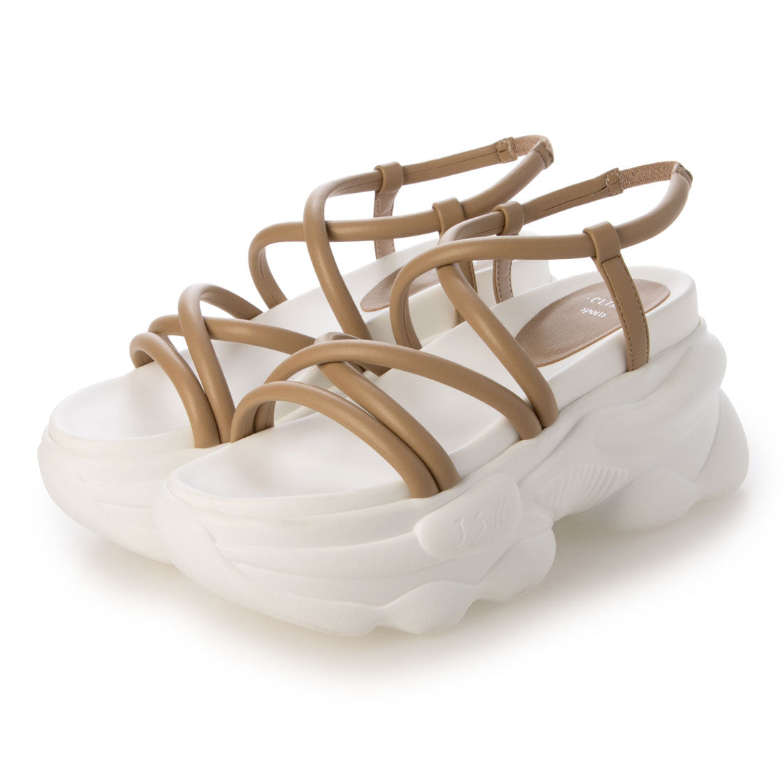 クライム climb 厚底クロスストラップサンダル （BEIGE） BEIGE