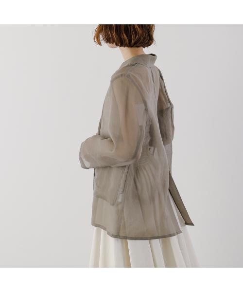 クロシェ CLOCHE CLOCHE シアージャケット 510-85029 サマージャケット ダブル （88/ブラック） 88/ブラック