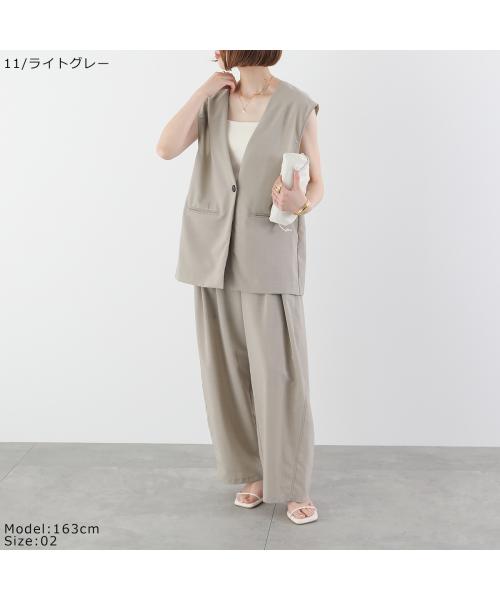 クロシェ CLOCHE CLOCHE スラックス ドライジョーゼット 86553 （11/ライトベージュ） 11/ライトベージュ