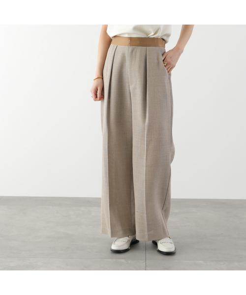 クロシェ CLOCHE CLOCHE タックパンツ 86004 ストレート （68/ネイビー） 68/ネイビー
