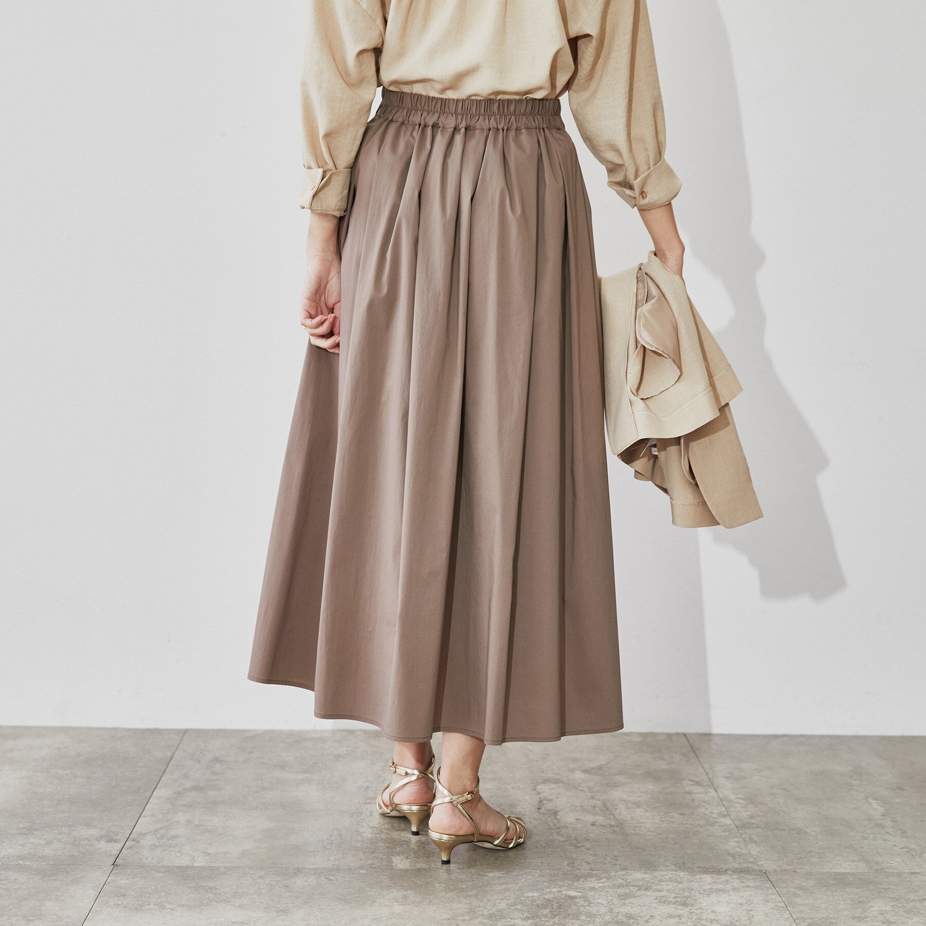 クロエンス cloenc タイプライターフレアスカート