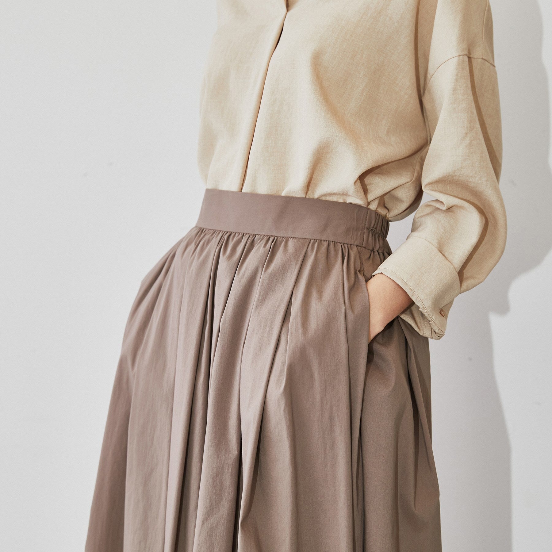 クロエンス cloenc タイプライターフレアスカート