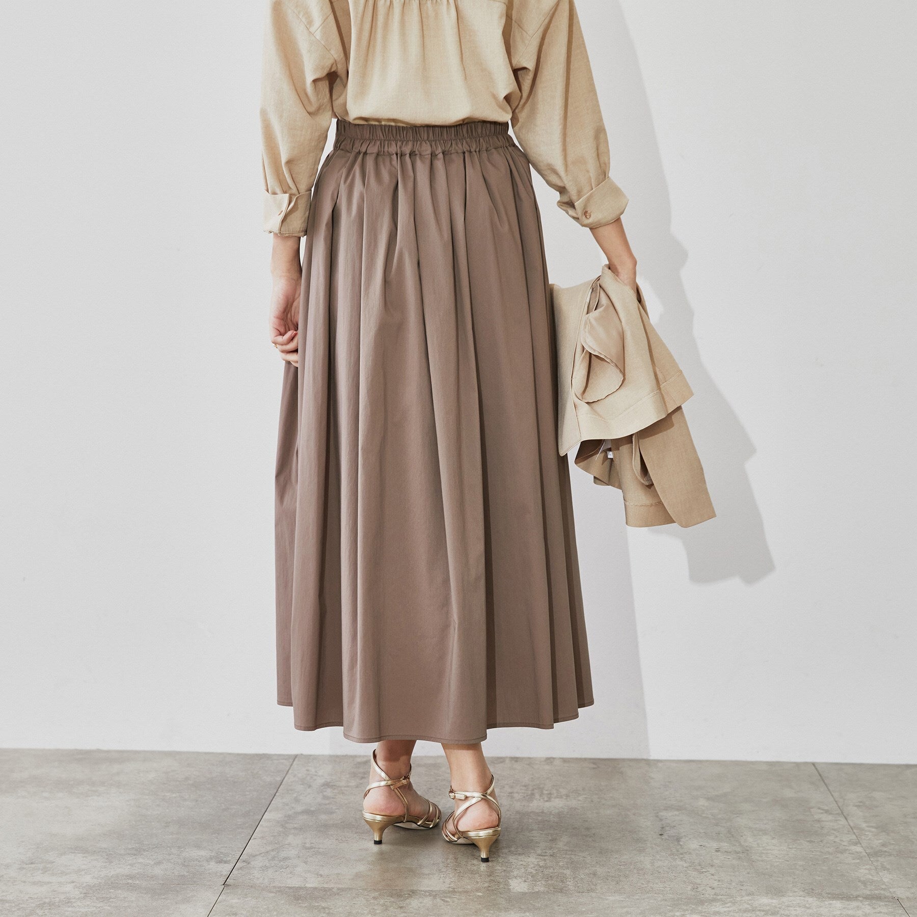 クロエンス cloenc タイプライターフレアスカート