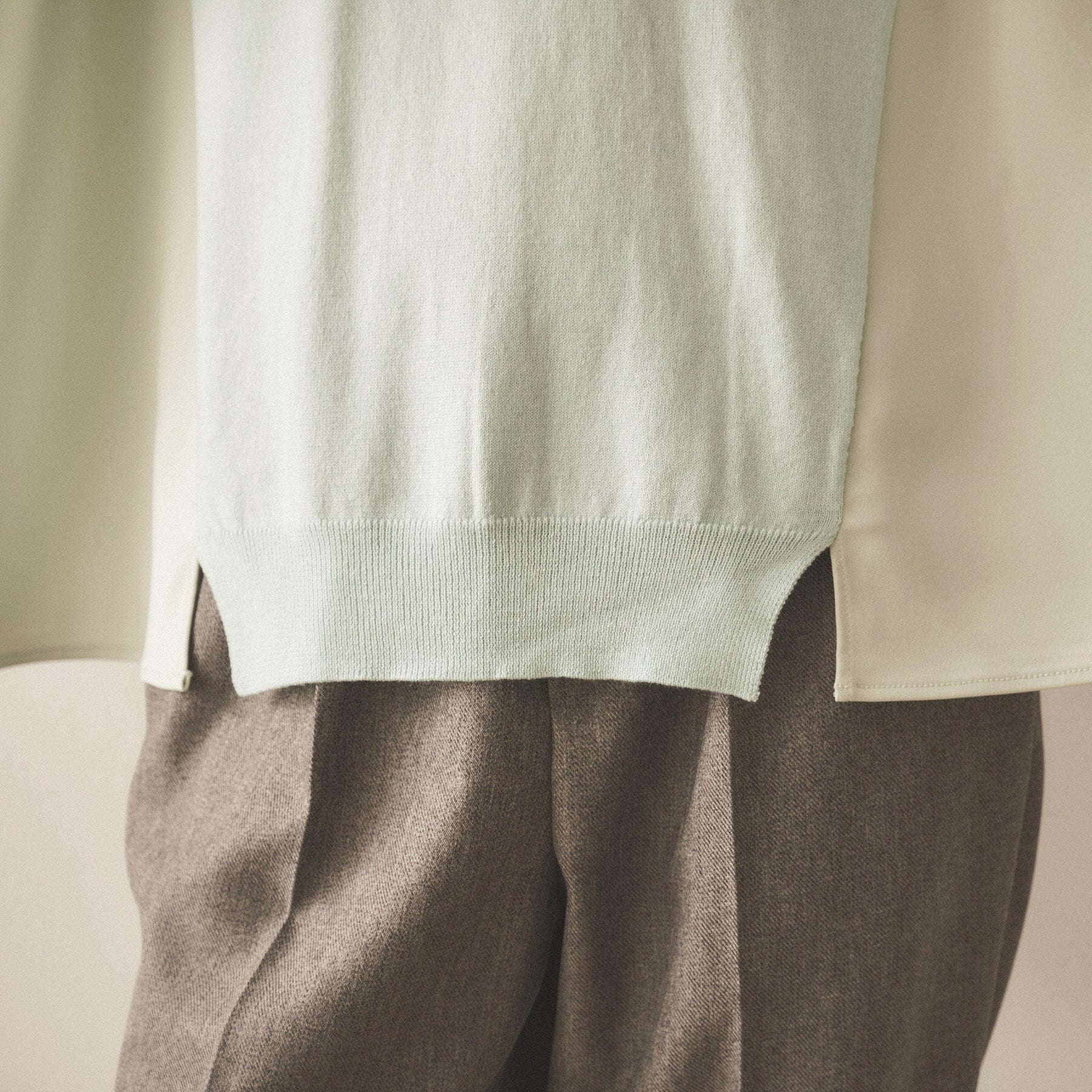 クロエンス cloenc ドッキング フレアニットプルオーバー （ブラック(019)） ブラック(019)