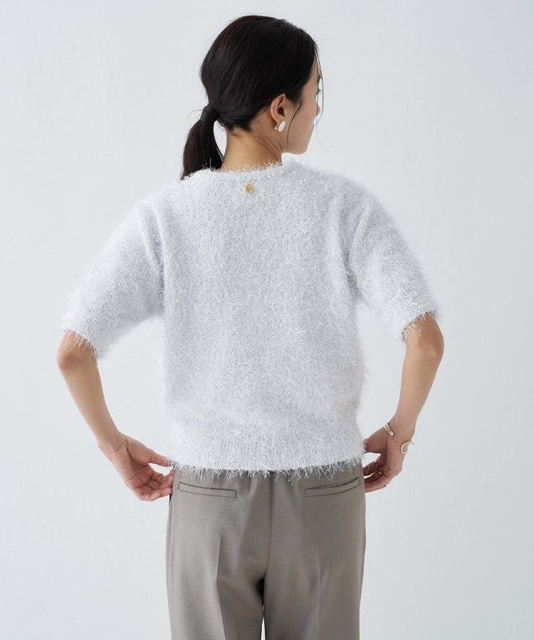 クロエンス cloenc フェザーラメニットプルオーバー （ミントグリーン(021)） ミントグリーン(021)