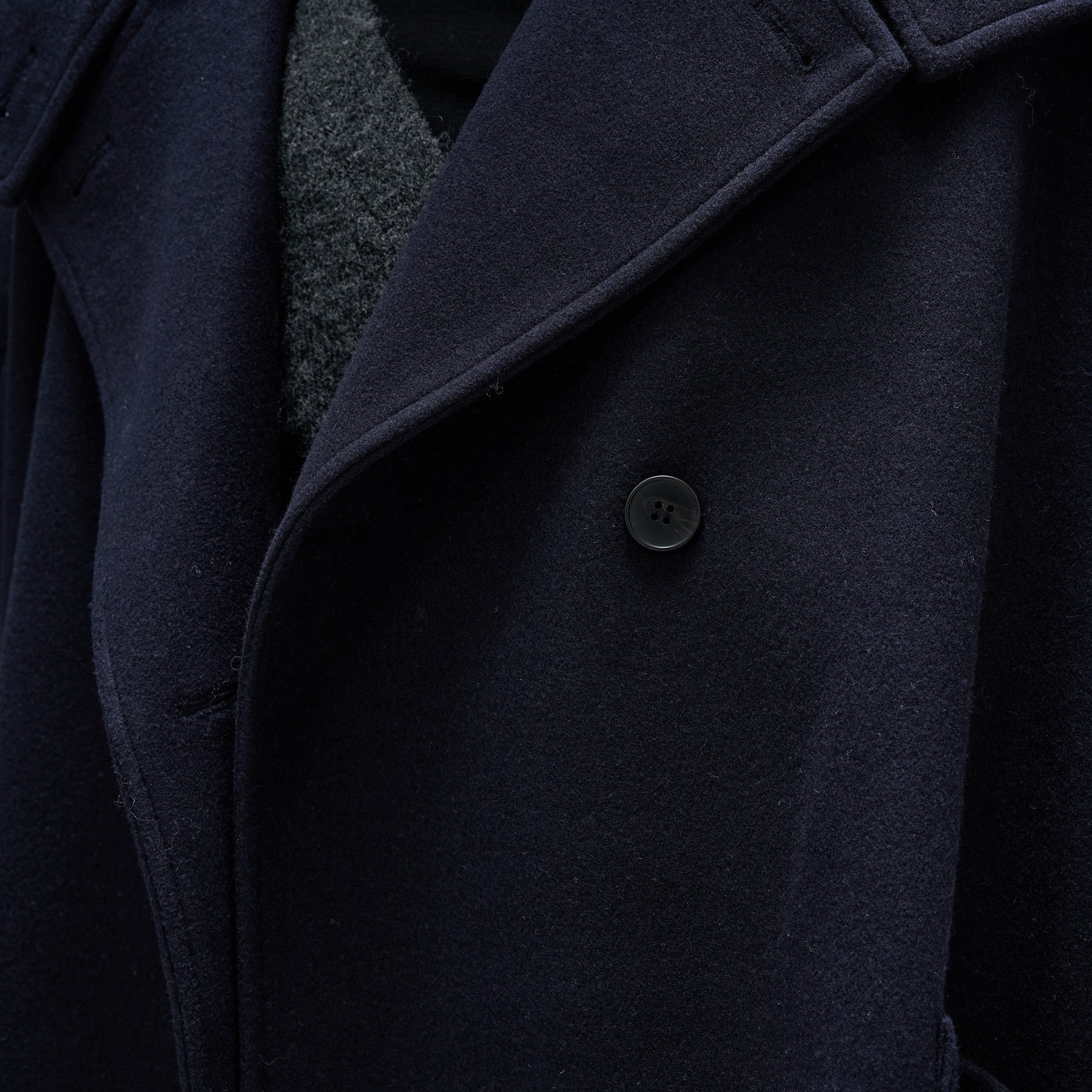 クロエンス cloenc 【手洗い可】メルトンジャージケープコートコート （ネイビー(094)） ネイビー(094)