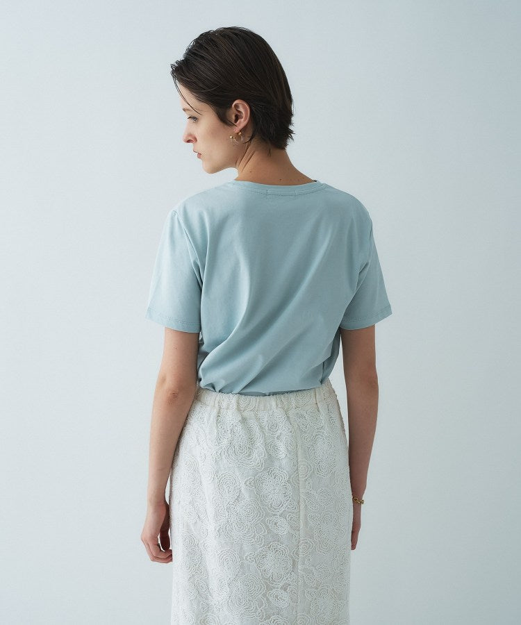 クロエンス cloenc ロゴプリントTシャツ （サックスブルー(290)） サックスブルー(290)