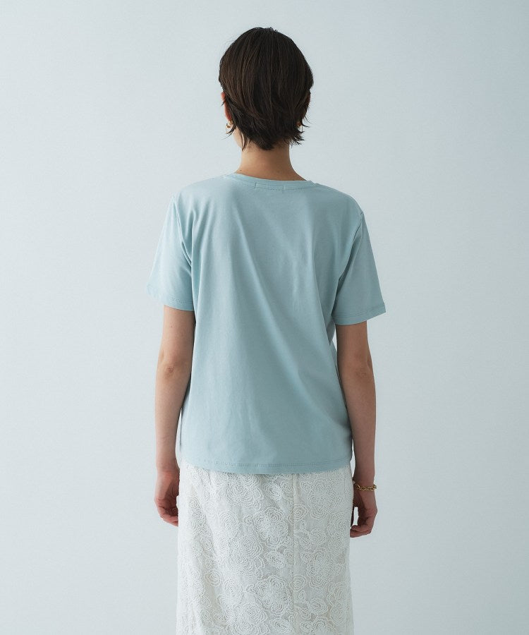 クロエンス cloenc ロゴプリントTシャツ （サックスブルー(290)） サックスブルー(290)