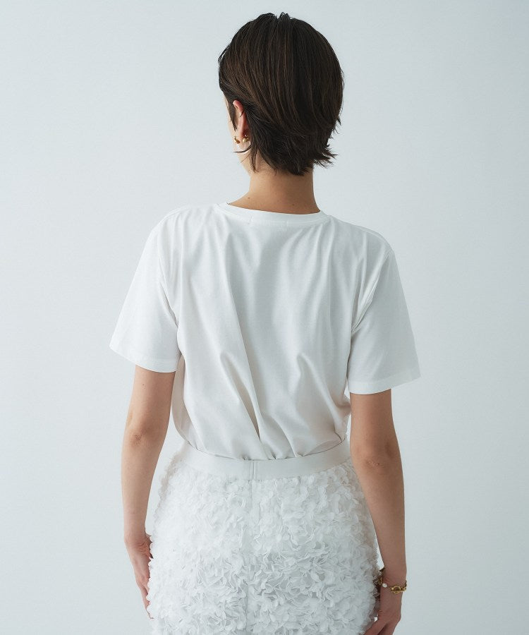 クロエンス cloenc ロゴプリントTシャツ （サックスブルー(290)） サックスブルー(290)