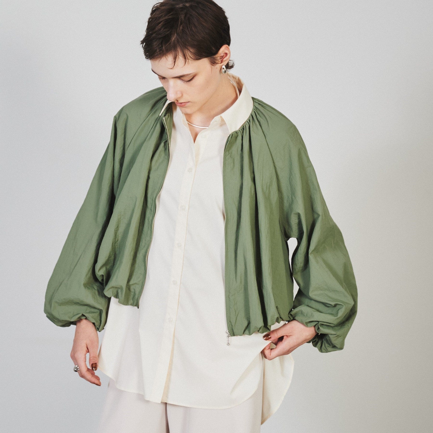 クロエンス cloenc バルーンフォルムブルゾン