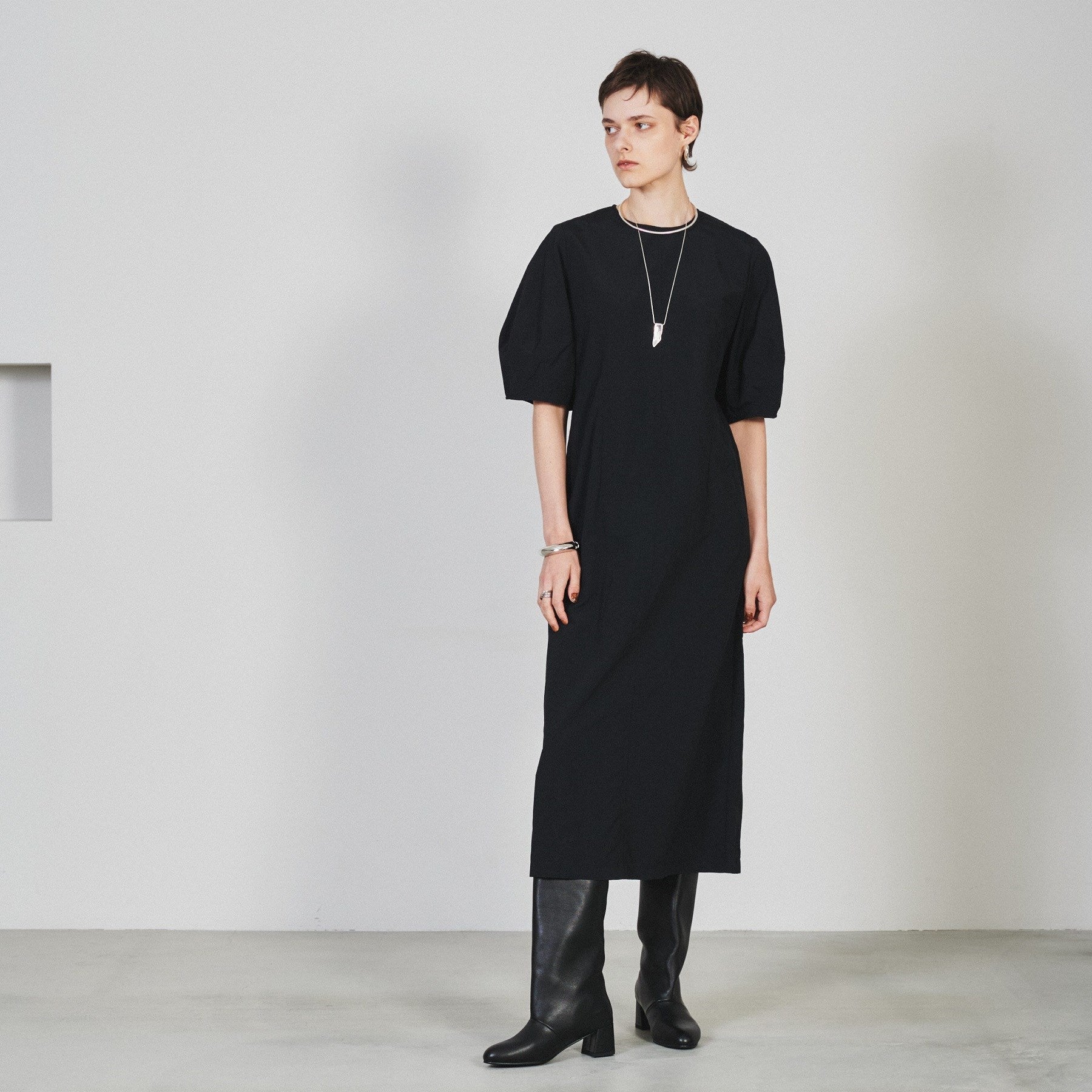 クロエンス cloenc アイラインカットワンピース （ブラック(019)） ブラック(019)