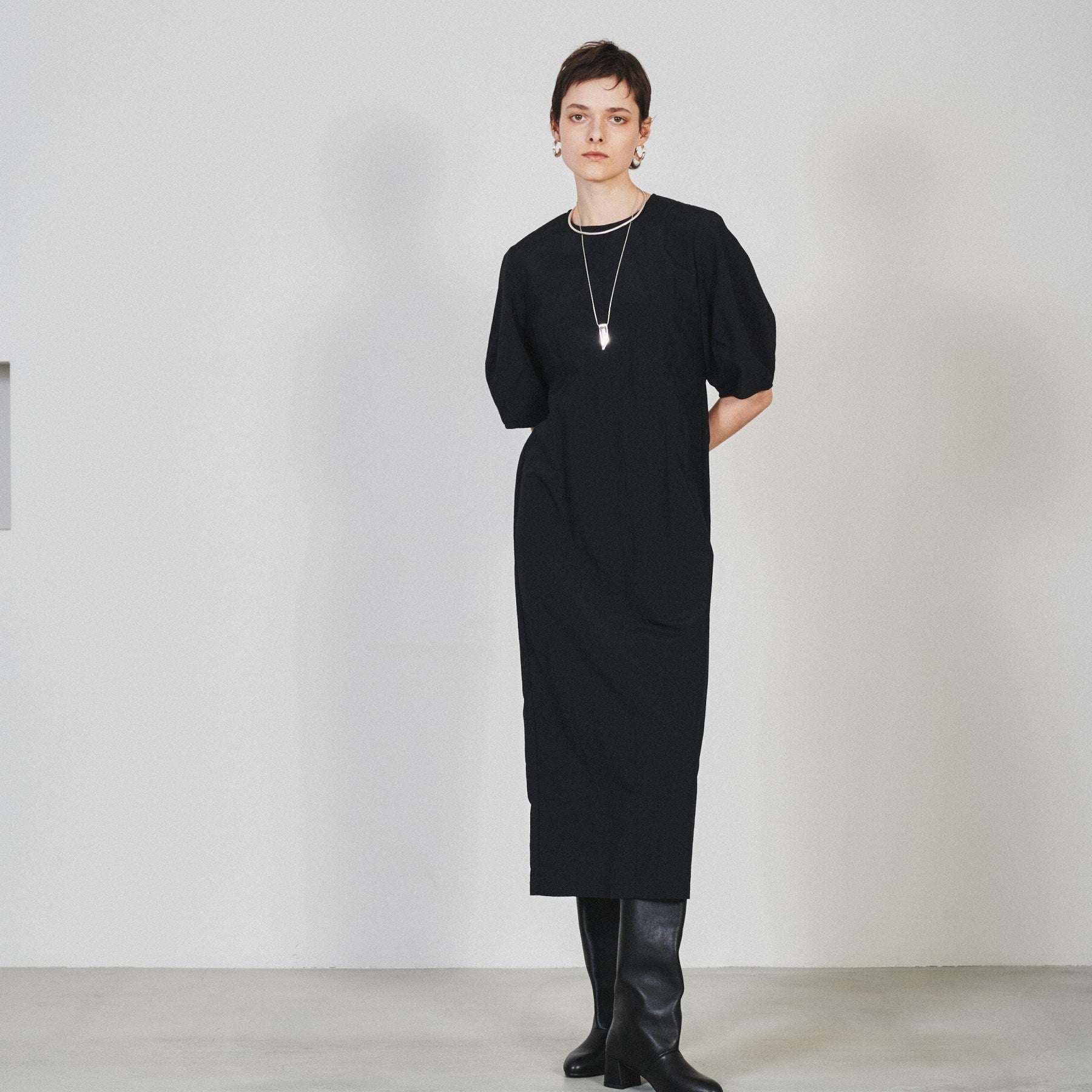 クロエンス cloenc アイラインカットワンピース （ブラック(019)） ブラック(019)