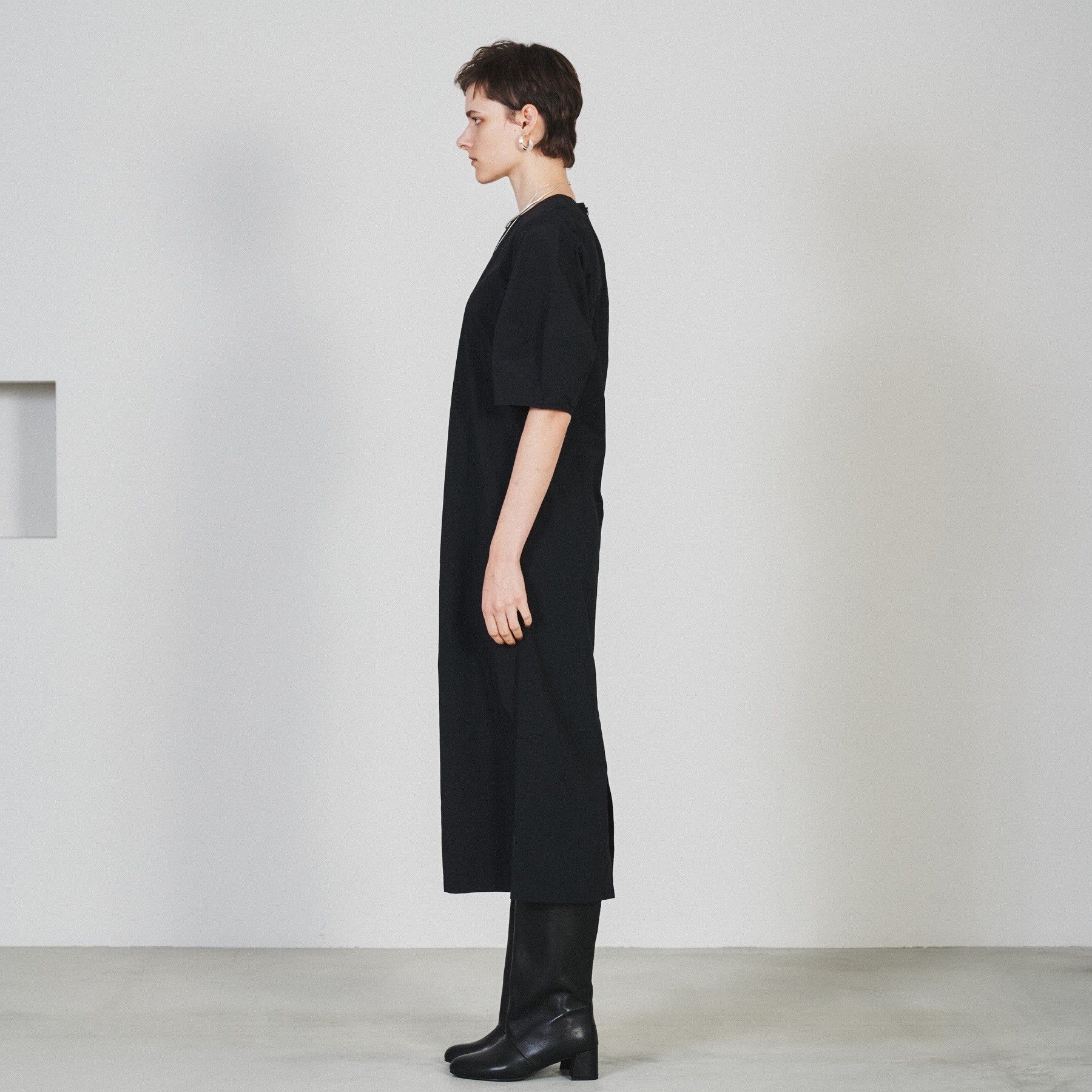 クロエンス cloenc アイラインカットワンピース （ブラック(019)） ブラック(019)