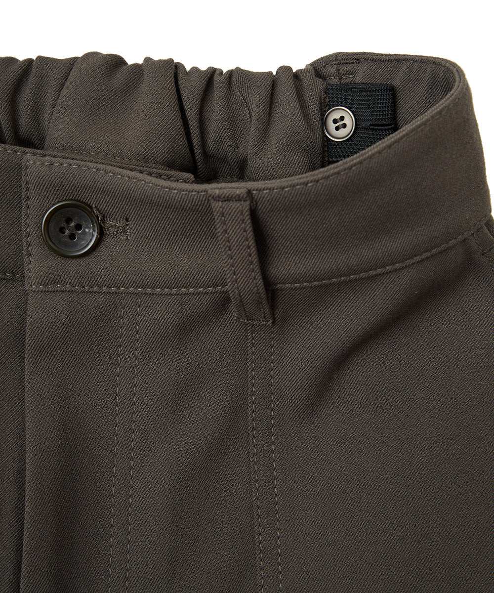 マノフ MANOF POCKET STITCH CENTER PRESS PANTS （KHAKI） KHAKI