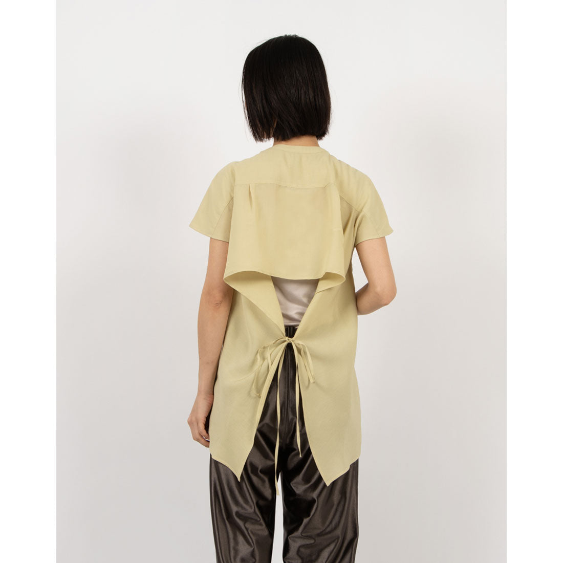 マノフ MANOF BACK OPEN DRESS SHIRT