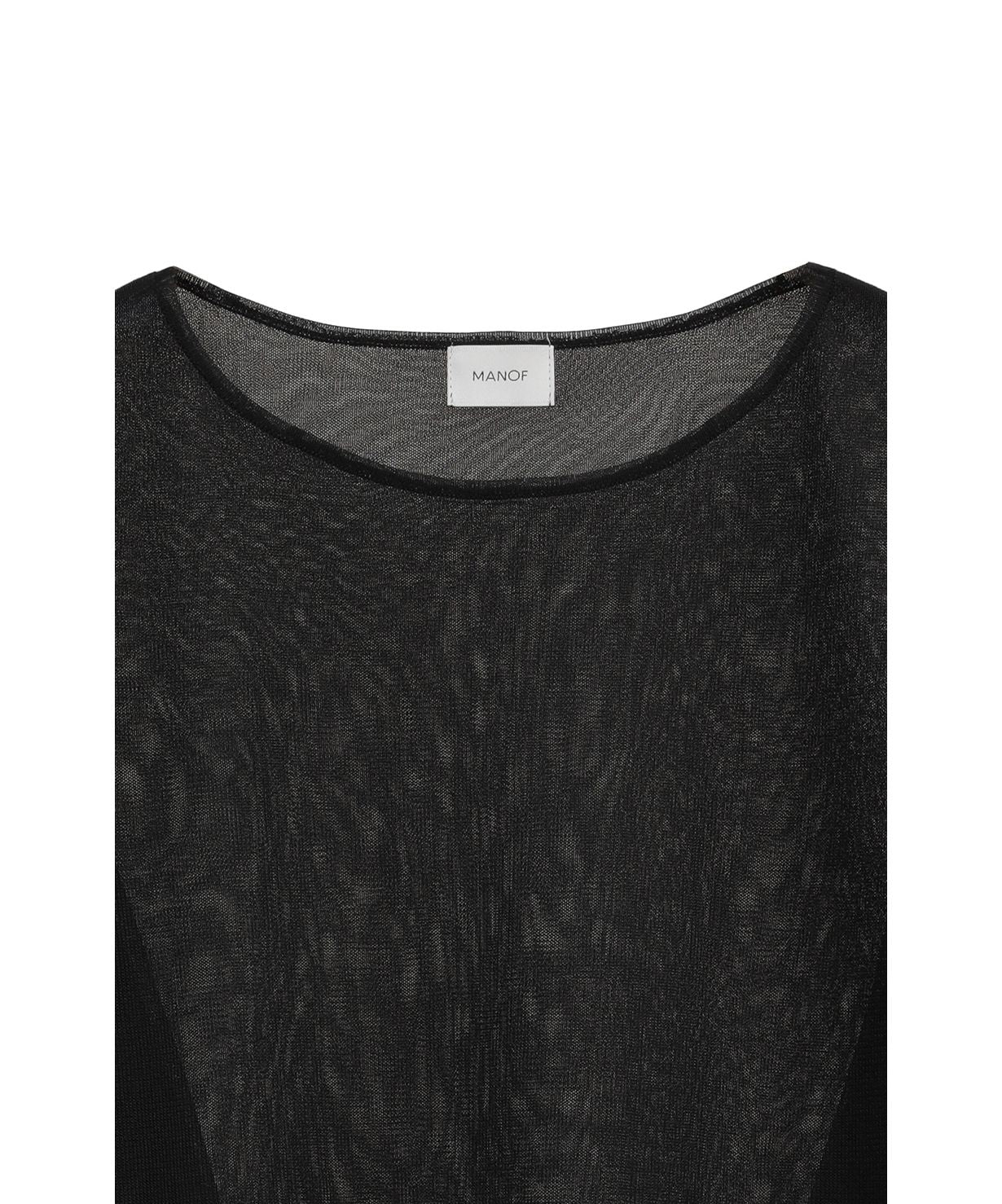 マノフ MANOF DOUBLE LAYERED KNIT （MINT） MINT