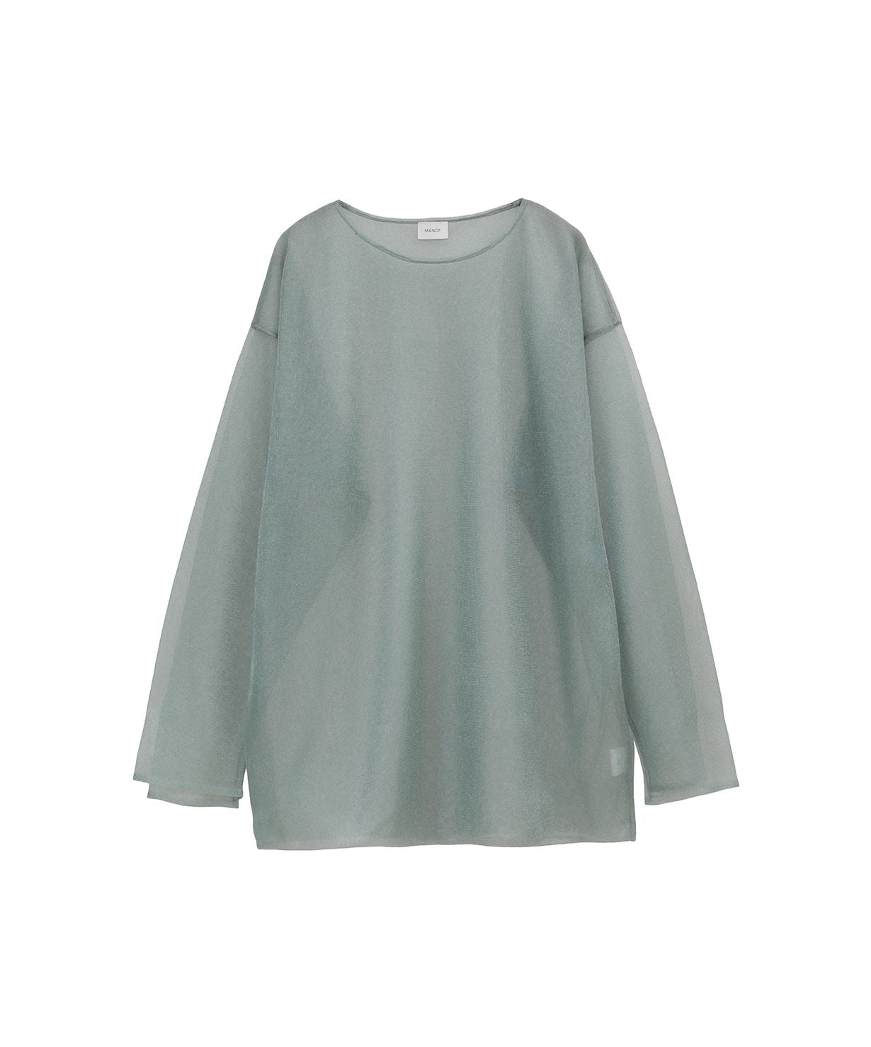 マノフ MANOF DOUBLE LAYERED KNIT （MINT） MINT