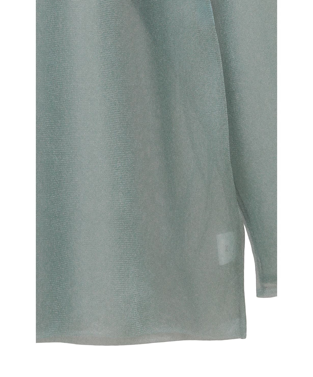 マノフ MANOF DOUBLE LAYERED KNIT （MINT） MINT