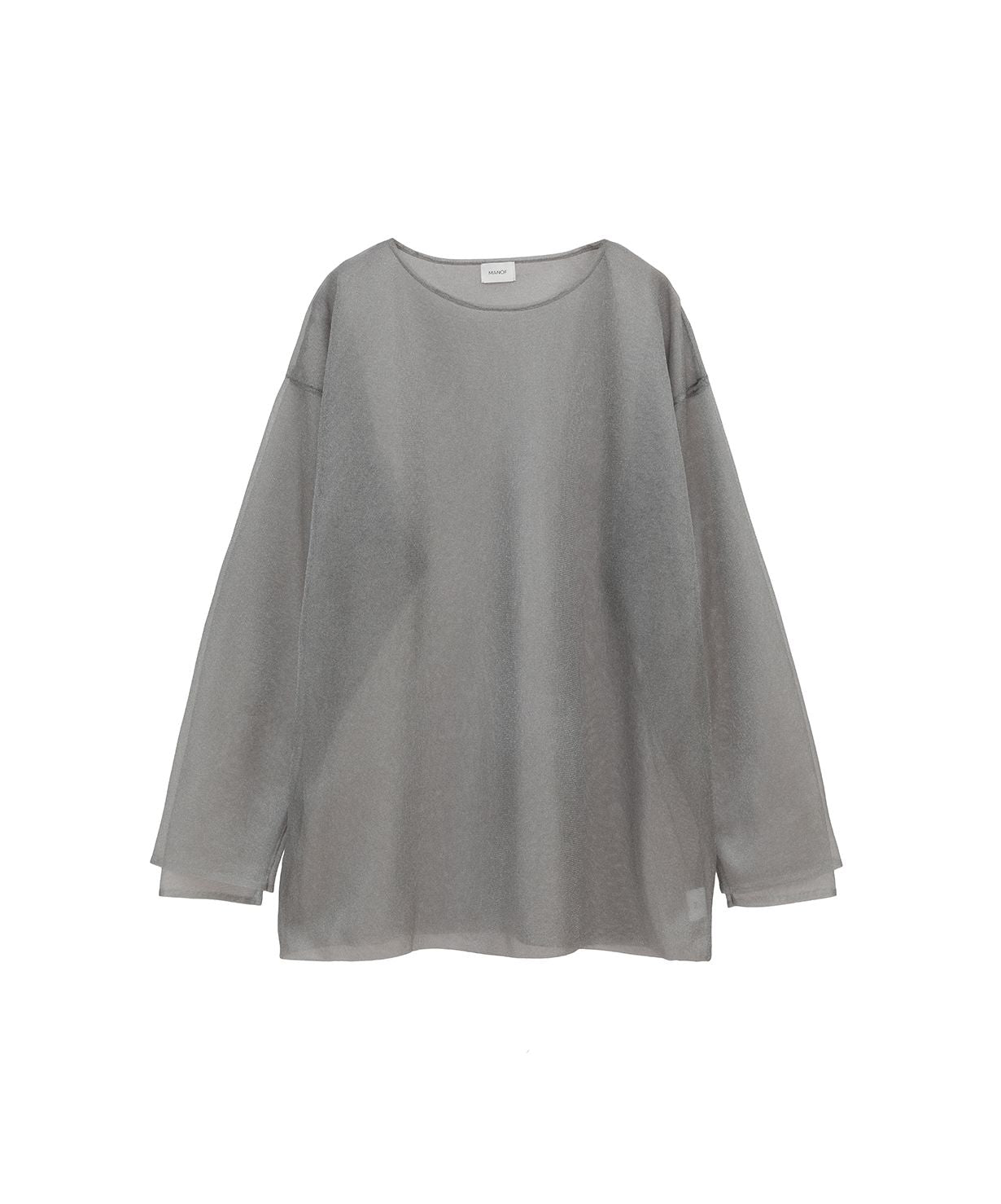 マノフ MANOF DOUBLE LAYERED KNIT （MINT） MINT