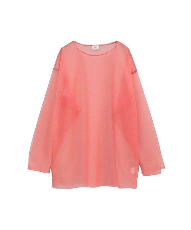 マノフ MANOF DOUBLE LAYERED KNIT （PINK） PINK