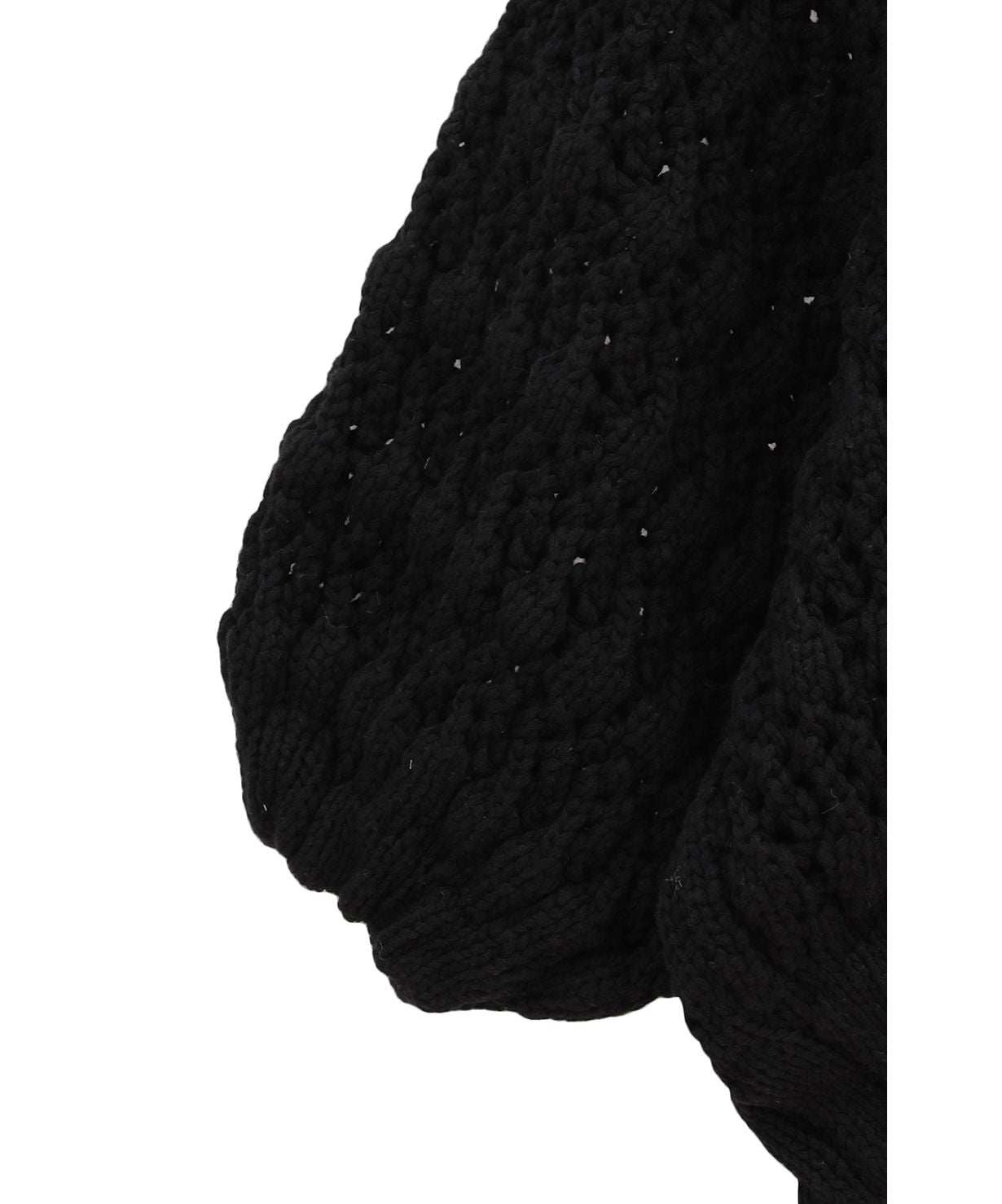 マノフ MANOF CHROCHET LIKE KNIT （BLACK） BLACK
