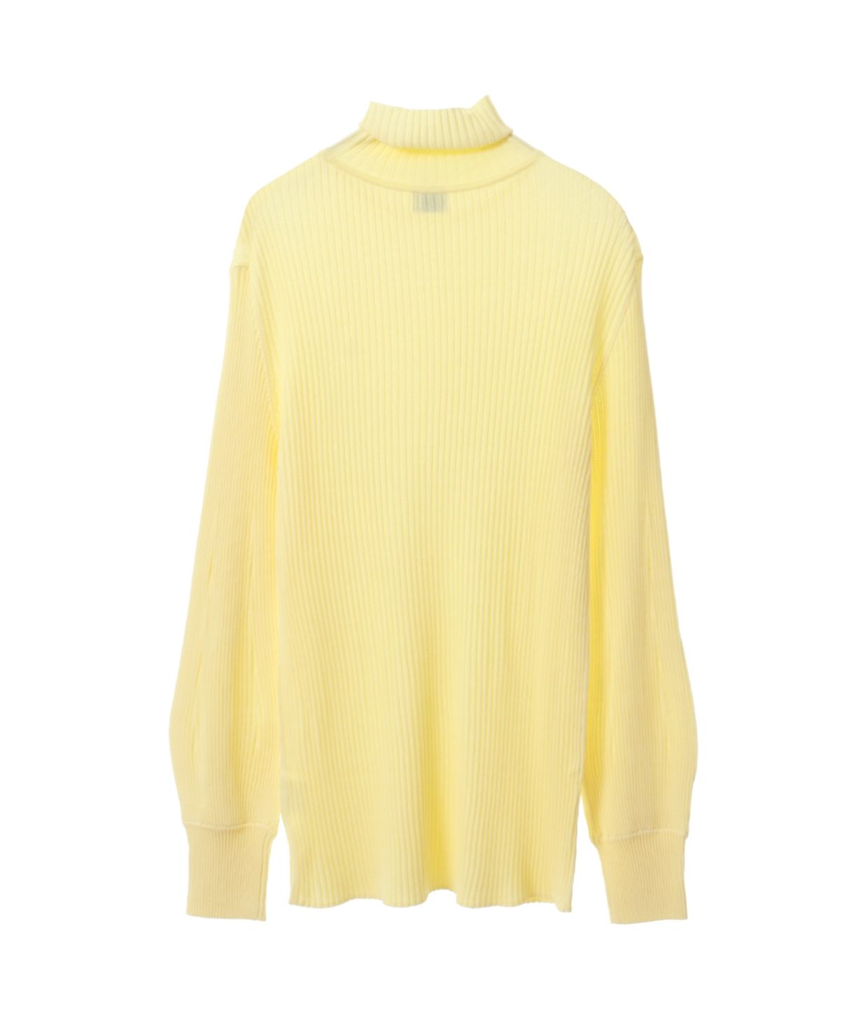 マノフ MANOF TURTLE NECK WIDE SLEEVE RIB KNIT （PINK） PINK