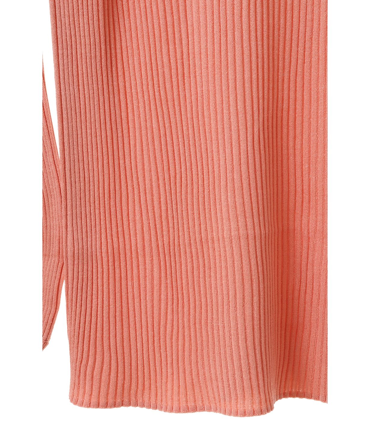 マノフ MANOF TURTLE NECK WIDE SLEEVE RIB KNIT （PINK） PINK