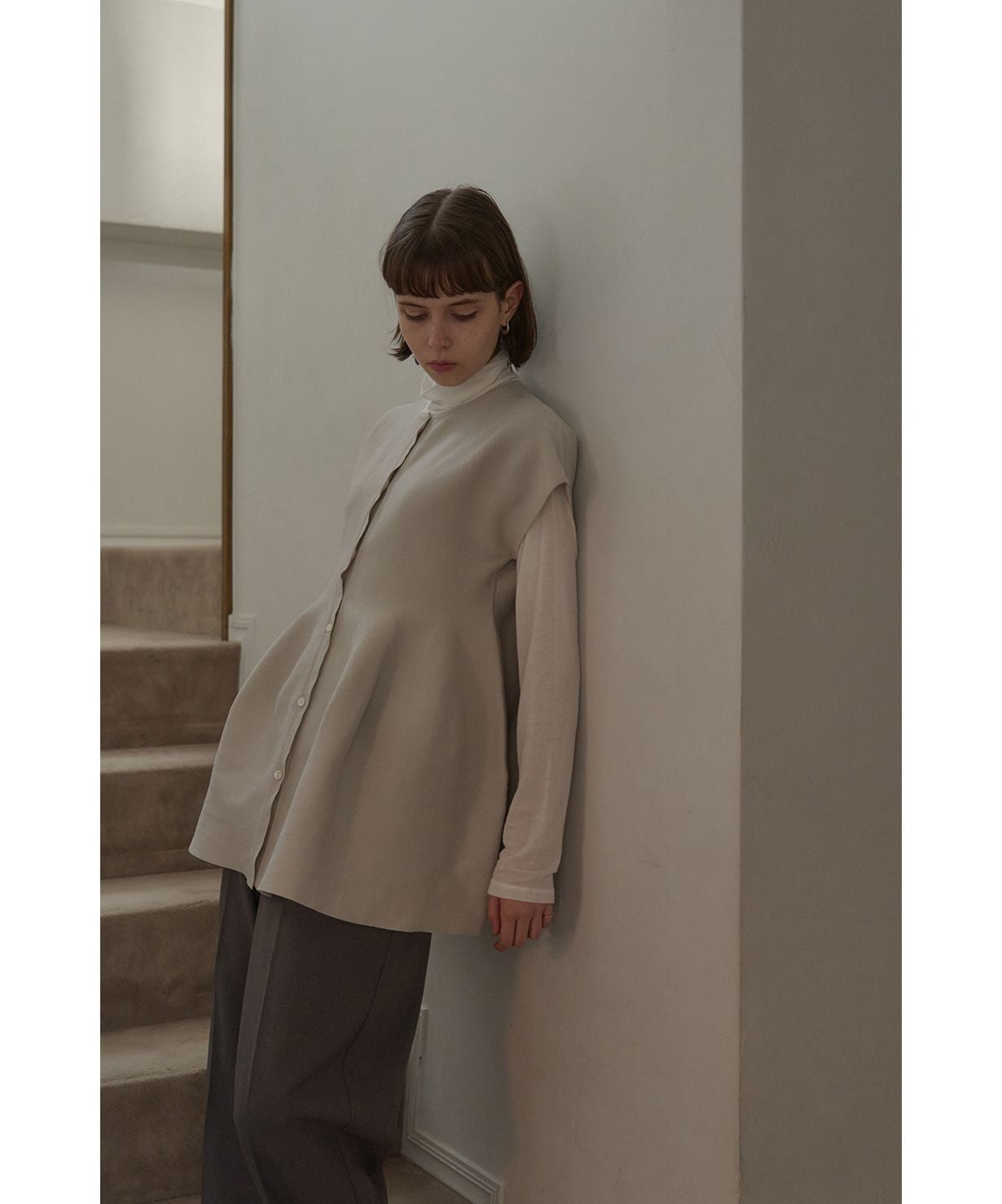 マノフ MANOF VOLUME KNIT TOPS