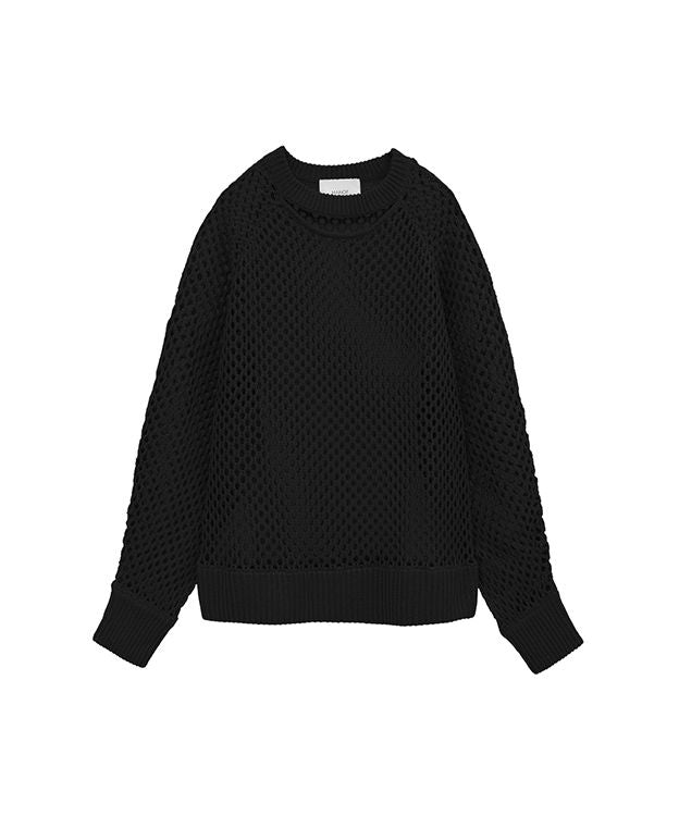 MANOF MESH KNIT TOPS