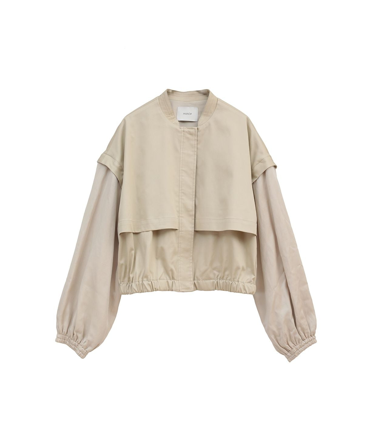 マノフ MANOF LAYERD COMBI BLOUSON （BEIGE） BEIGE