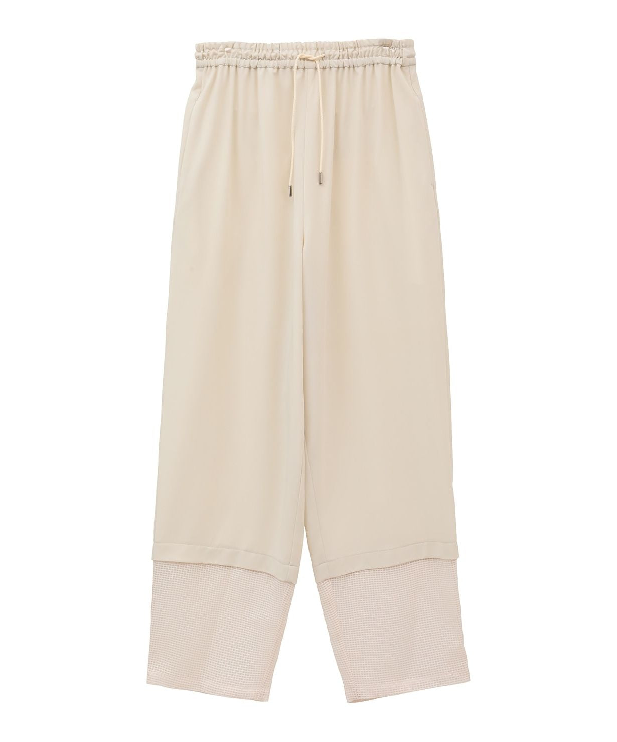 マノフ MANOF SHEER HEM PANTS （IVORY） IVORY