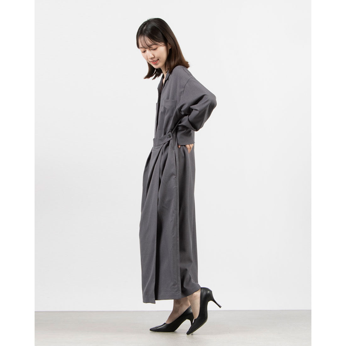 マノフ MANOF WRAP SHIRTS ONEPIECE